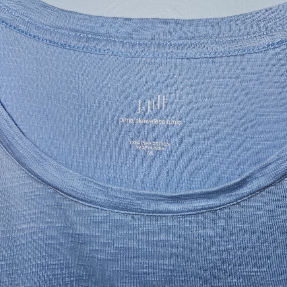 J.Jill Pima Cotton Tunic Tank with Side Vents